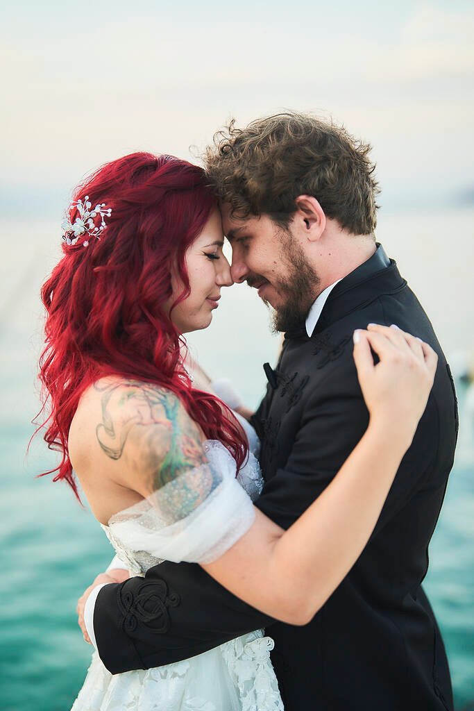 Bride red hair