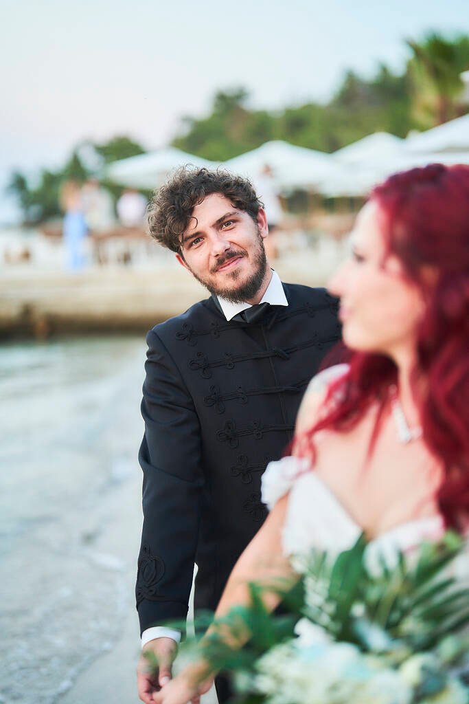 groom portrait greece